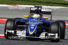 Marcus Ericsson (SWE) Sauber C35. 14.05.2016. Formula 1 World Championship, Rd 5, Spanish Grand Prix, Barcelona, Spain, Qualifying Day.
