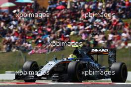 Sergio Perez (MEX) Sahara Force India F1 VJM09. 14.05.2016. Formula 1 World Championship, Rd 5, Spanish Grand Prix, Barcelona, Spain, Qualifying Day.