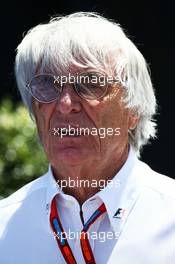 Bernie Ecclestone (GBR). 14.05.2016. Formula 1 World Championship, Rd 5, Spanish Grand Prix, Barcelona, Spain, Qualifying Day.