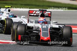 Romain Grosjean (FRA) Haas F1 Team VF-16. 14.05.2016. Formula 1 World Championship, Rd 5, Spanish Grand Prix, Barcelona, Spain, Qualifying Day.