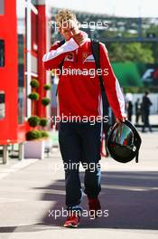 Sebastian Vettel (GER) Ferrari. 14.05.2016. Formula 1 World Championship, Rd 5, Spanish Grand Prix, Barcelona, Spain, Qualifying Day.