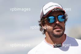 Fernando Alonso (ESP) McLaren. 12.05.2016. Formula 1 World Championship, Rd 5, Spanish Grand Prix, Barcelona, Spain, Preparation Day.