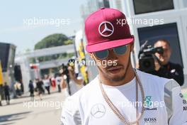 Lewis Hamilton (GBR) Mercedes AMG F1. 12.05.2016. Formula 1 World Championship, Rd 5, Spanish Grand Prix, Barcelona, Spain, Preparation Day.