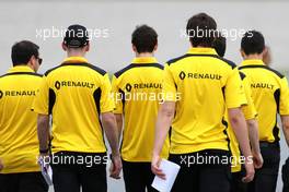 Renault Sport F1 Team  12.05.2016. Formula 1 World Championship, Rd 5, Spanish Grand Prix, Barcelona, Spain, Preparation Day.
