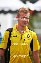 Kevin Magnussen (DEN) Renault Sport F1 Team. 17.06.2016. Formula 1 World Championship, Rd 8, European Grand Prix, Baku Street Circuit, Azerbaijan, Practice Day.