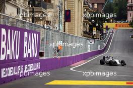 Valtteri Bottas (FIN) Williams FW38. 17.06.2016. Formula 1 World Championship, Rd 8, European Grand Prix, Baku Street Circuit, Azerbaijan, Practice Day.