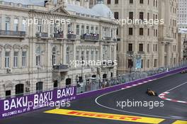 Kevin Magnussen (DEN) Renault Sport F1 Team RS16. 17.06.2016. Formula 1 World Championship, Rd 8, European Grand Prix, Baku Street Circuit, Azerbaijan, Practice Day.