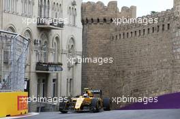 Jolyon Palmer (GBR) Renault Sport F1 Team RS16. 17.06.2016. Formula 1 World Championship, Rd 8, European Grand Prix, Baku Street Circuit, Azerbaijan, Practice Day.