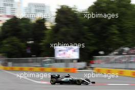 Lewis Hamilton (GBR) Mercedes AMG F1 W07 Hybrid. 17.06.2016. Formula 1 World Championship, Rd 8, European Grand Prix, Baku Street Circuit, Azerbaijan, Practice Day.