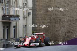 Kimi Raikkonen (FIN) Ferrari SF16-H. 17.06.2016. Formula 1 World Championship, Rd 8, European Grand Prix, Baku Street Circuit, Azerbaijan, Practice Day.