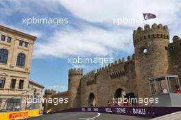 Kevin Magnussen (DEN) Renault Sport F1 Team RS16. 17.06.2016. Formula 1 World Championship, Rd 8, European Grand Prix, Baku Street Circuit, Azerbaijan, Practice Day.