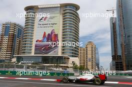 Esteban Gutierrez (MEX) Haas F1 Team VF-16. 17.06.2016. Formula 1 World Championship, Rd 8, European Grand Prix, Baku Street Circuit, Azerbaijan, Practice Day.