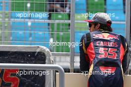 Carlos Sainz Jr (ESP) Scuderia Toro Rosso. 17.06.2016. Formula 1 World Championship, Rd 8, European Grand Prix, Baku Street Circuit, Azerbaijan, Practice Day.