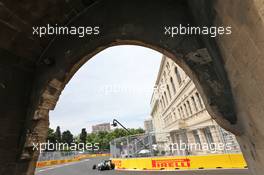 Lewis Hamilton (GBR) Mercedes AMG F1 W07 Hybrid. 17.06.2016. Formula 1 World Championship, Rd 8, European Grand Prix, Baku Street Circuit, Azerbaijan, Practice Day.