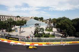 Kevin Magnussen (DEN) Renault Sport F1 Team RS16. 17.06.2016. Formula 1 World Championship, Rd 8, European Grand Prix, Baku Street Circuit, Azerbaijan, Practice Day.