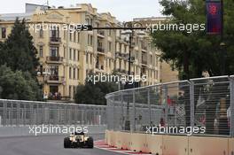 Kevin Magnussen (DEN) Renault Sport F1 Team RS16. 17.06.2016. Formula 1 World Championship, Rd 8, European Grand Prix, Baku Street Circuit, Azerbaijan, Practice Day.