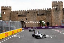 Valtteri Bottas (FIN) Williams FW38. 17.06.2016. Formula 1 World Championship, Rd 8, European Grand Prix, Baku Street Circuit, Azerbaijan, Practice Day.