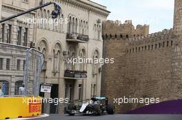 Lewis Hamilton (GBR) Mercedes AMG F1 W07 Hybrid. 17.06.2016. Formula 1 World Championship, Rd 8, European Grand Prix, Baku Street Circuit, Azerbaijan, Practice Day.