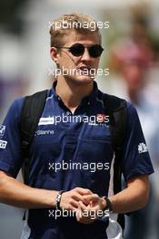 Marcus Ericsson (SWE) Sauber F1 Team. 17.06.2016. Formula 1 World Championship, Rd 8, European Grand Prix, Baku Street Circuit, Azerbaijan, Practice Day.
