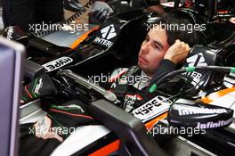 Sergio Perez (MEX) Sahara Force India F1 VJM09. 17.06.2016. Formula 1 World Championship, Rd 8, European Grand Prix, Baku Street Circuit, Azerbaijan, Practice Day.