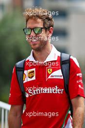 Sebastian Vettel (GER) Ferrari. 17.06.2016. Formula 1 World Championship, Rd 8, European Grand Prix, Baku Street Circuit, Azerbaijan, Practice Day.