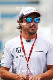Fernando Alonso (ESP) McLaren. 17.06.2016. Formula 1 World Championship, Rd 8, European Grand Prix, Baku Street Circuit, Azerbaijan, Practice Day.