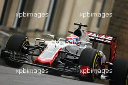 Romain Grosjean (FRA) Haas F1 Team VF-16. 17.06.2016. Formula 1 World Championship, Rd 8, European Grand Prix, Baku Street Circuit, Azerbaijan, Practice Day.
