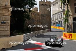 Lewis Hamilton (GBR) Mercedes AMG F1 W07 Hybrid. 17.06.2016. Formula 1 World Championship, Rd 8, European Grand Prix, Baku Street Circuit, Azerbaijan, Practice Day.