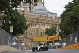 Lewis Hamilton (GBR) Mercedes AMG F1 W07 Hybrid. 17.06.2016. Formula 1 World Championship, Rd 8, European Grand Prix, Baku Street Circuit, Azerbaijan, Practice Day.