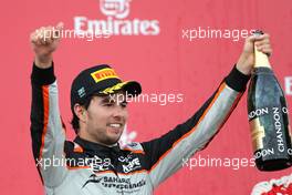 Sergio Perez (MEX), Sahara Force India  19.06.2016. Formula 1 World Championship, Rd 8, European Grand Prix, Baku Street Circuit, Azerbaijan, Race Day.