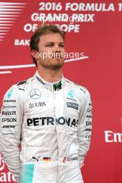 Nico Rosberg (GER), Mercedes AMG F1 Team  19.06.2016. Formula 1 World Championship, Rd 8, European Grand Prix, Baku Street Circuit, Azerbaijan, Race Day.