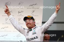 1st place Nico Rosberg (GER) Mercedes AMG Petronas F1 W07. 19.06.2016. Formula 1 World Championship, Rd 8, European Grand Prix, Baku Street Circuit, Azerbaijan, Race Day.