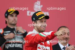 Sebastian Vettel (GER), Scuderia Ferrari  19.06.2016. Formula 1 World Championship, Rd 8, European Grand Prix, Baku Street Circuit, Azerbaijan, Race Day.