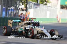 Nico Rosberg (GER) Mercedes AMG F1 W07 Hybrid. 19.06.2016. Formula 1 World Championship, Rd 8, European Grand Prix, Baku Street Circuit, Azerbaijan, Race Day.