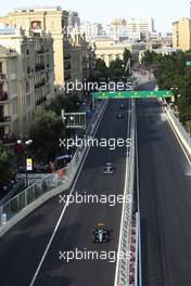 Nico Hulkenberg (GER) Sahara Force India F1 VJM09. 19.06.2016. Formula 1 World Championship, Rd 8, European Grand Prix, Baku Street Circuit, Azerbaijan, Race Day.