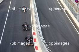 Daniil Kvyat (RUS) Scuderia Toro Rosso STR11. 19.06.2016. Formula 1 World Championship, Rd 8, European Grand Prix, Baku Street Circuit, Azerbaijan, Race Day.