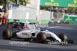 Felipe Massa (BRA) Williams FW38. 19.06.2016. Formula 1 World Championship, Rd 8, European Grand Prix, Baku Street Circuit, Azerbaijan, Race Day.