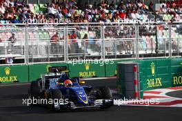 Felipe Nasr (BRA) Sauber C35. 19.06.2016. Formula 1 World Championship, Rd 8, European Grand Prix, Baku Street Circuit, Azerbaijan, Race Day.