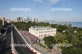 Rio Haryanto (IDN) Manor Racing MRT05. 19.06.2016. Formula 1 World Championship, Rd 8, European Grand Prix, Baku Street Circuit, Azerbaijan, Race Day.