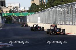 Carlos Sainz Jr (ESP) Scuderia Toro Rosso STR11. 19.06.2016. Formula 1 World Championship, Rd 8, European Grand Prix, Baku Street Circuit, Azerbaijan, Race Day.