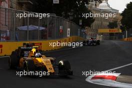 Jolyon Palmer (GBR) Renault Sport F1 Team RS16. 19.06.2016. Formula 1 World Championship, Rd 8, European Grand Prix, Baku Street Circuit, Azerbaijan, Race Day.