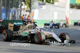 Lewis Hamilton (GBR) Mercedes AMG F1 W07 Hybrid. 19.06.2016. Formula 1 World Championship, Rd 8, European Grand Prix, Baku Street Circuit, Azerbaijan, Race Day.