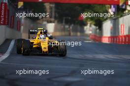 Jolyon Palmer (GBR) Renault Sport F1 Team RS16. 19.06.2016. Formula 1 World Championship, Rd 8, European Grand Prix, Baku Street Circuit, Azerbaijan, Race Day.