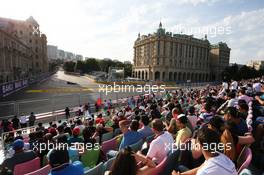 Marcus Ericsson (SWE) Sauber C35. 19.06.2016. Formula 1 World Championship, Rd 8, European Grand Prix, Baku Street Circuit, Azerbaijan, Race Day.