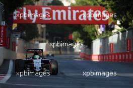 Nico Hulkenberg (GER) Sahara Force India F1 VJM09. 19.06.2016. Formula 1 World Championship, Rd 8, European Grand Prix, Baku Street Circuit, Azerbaijan, Race Day.