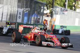 Kimi Raikkonen (FIN) Ferrari SF16-H. 19.06.2016. Formula 1 World Championship, Rd 8, European Grand Prix, Baku Street Circuit, Azerbaijan, Race Day.