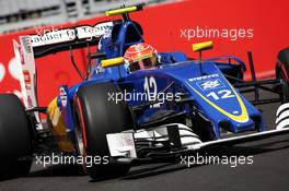 Felipe Nasr (BRA) Sauber C35. 18.06.2016. Formula 1 World Championship, Rd 8, European Grand Prix, Baku Street Circuit, Azerbaijan, Qualifying Day.