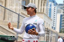 Nico Rosberg (GER) Mercedes AMG F1. 18.06.2016. Formula 1 World Championship, Rd 8, European Grand Prix, Baku Street Circuit, Azerbaijan, Qualifying Day.