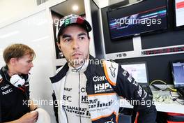 Sergio Perez (MEX) Sahara Force India F1. 18.06.2016. Formula 1 World Championship, Rd 8, European Grand Prix, Baku Street Circuit, Azerbaijan, Qualifying Day.