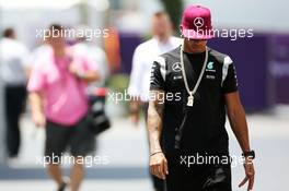 Lewis Hamilton (GBR) Mercedes AMG F1. 18.06.2016. Formula 1 World Championship, Rd 8, European Grand Prix, Baku Street Circuit, Azerbaijan, Qualifying Day.